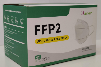 Mascara FFP2 Cx 45 Unidades (Certificação Europeia)