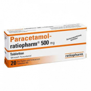Paracetamol Ratiopharm MG  500 mg x 20 comp