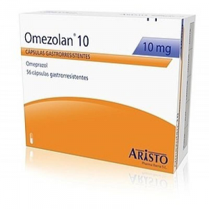 Omezolan 10 mg x 14 cps gastrorresistente