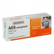 cido Acetilsalicilico Ratiopharm MG 500 mg x 20 comp