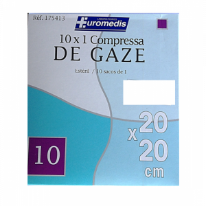 Euromedis Cpssa Gaze Est 20x20cm Cx10x1