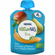Nestle Naturnes Bio Pera/Maca/Ban 90g 4m