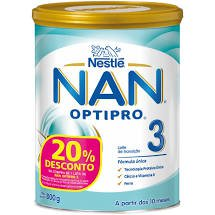 NAN Optipro 3 Leite em p de transio 800 g com Desconto de 20%