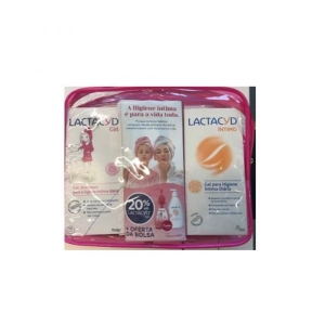 Lactacyd Girl Gel ultra suave 200 ml + ntimo Gel para higiene diria 200 ml com Oferta de Bolsa