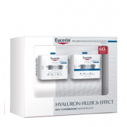Eucerin Hyaluron-Filler + 3x Effect Creme noite 50 ml + Creme dia para pele seca SPF15 50 ml com Desconto de 60% na 2ª Embalagem