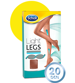 Scholl Light Legs Coll Comp 20den S Pele