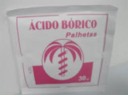 Acido Borico Palheta 30 G Vencilab