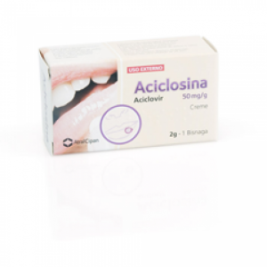 Aciclosina 50 mg/g x 2g creme