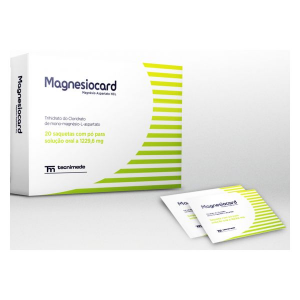 Magnesiocard 1229,6 mg x 20 saquetas