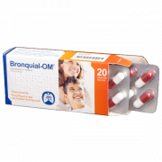 Bronquial OM 375/60 mg x 20 Cápsulas