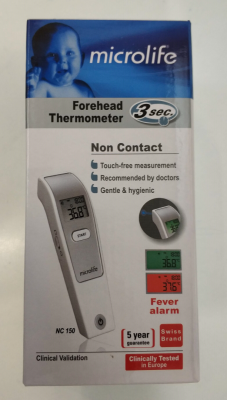 Termometro Infravermelhos Frontal sem Contacto Microlife Nc150 