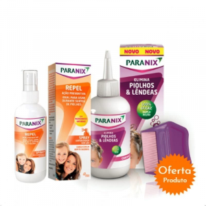 Paranix Extra Forte Champ tratamento com pente 200 ml Oferta de Repel Spray 100 ml