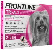 Frontline Tri-Act Xs Sol Cao 2-5kg 0,5ml X3
